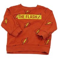 Červená mikina s blesky a nápisem - The Flash Next