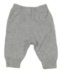 Šedé melírované tepláky 