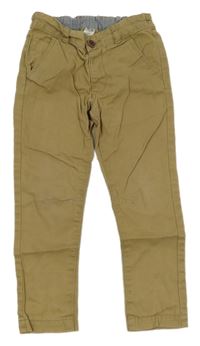 Pískové chino plátěné kalhoty George