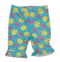 Modrozelené UV kraťasy s ovocem Matalan
