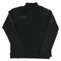 Černá sportovní funkční mikina Nike