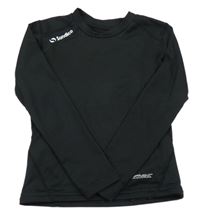 Černé sportovní funkční triko s logem Sondico