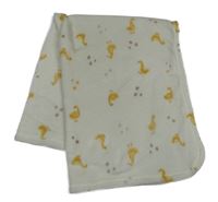 Smetanová chlupatá deka s husami Primark