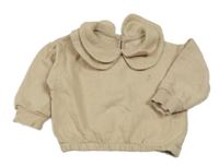 Světlehnědá mikina s límečkem George