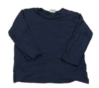 Tmavomodré triko H&M