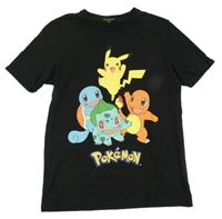 Černé tričko s Pokémony Reserved