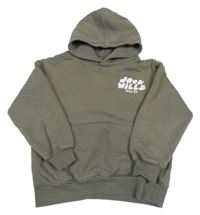 Tmavošedá mikina s nápisem a kapucí Jack Wills