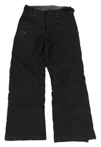 Černé šusťákové funkční oteplovačky H&M