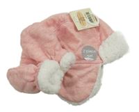 Nové - 2 set - růžová zateplená beranice + rukavice George