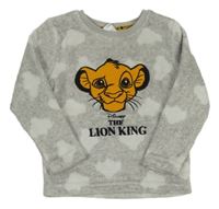 Šedá plyšová mikina se Simbou Primark