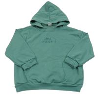 Zelená mikina s kapucí 