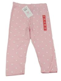 Nové - růžové legíny se srdíčky Pep&Co