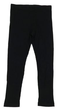 Černé žebrované legíny PRIMARK