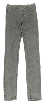 Šedé melírované džegíny H&M