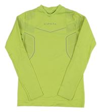Neonově žluté thermo triko s logem Kipsta