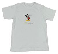 Bílé tričko s Mickeym Nutmeg