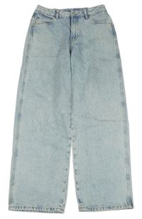 Světlemodré baggy rifle H&M