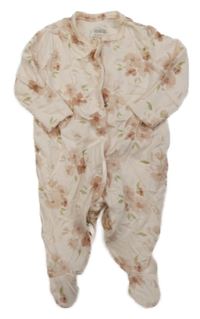 Světlerůžový květovaný overal Mamas&Papas