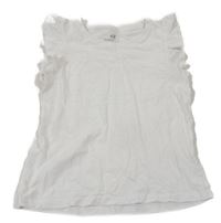 Bílý top s volánky H&M