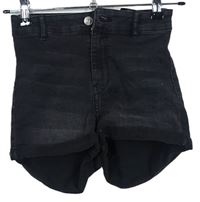 Dámské šedé riflové kraťasy H&M vel. 32