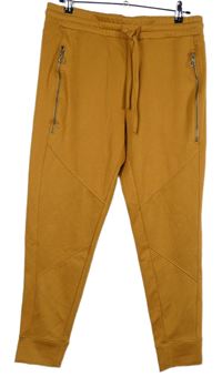 Dámské hořčicové teplákové kalhoty Laura Torelli 