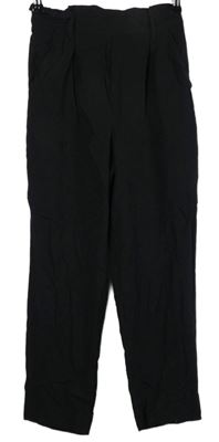 Dámské černé volné kalhoty H&M