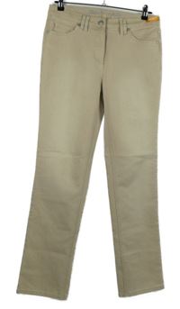 Dámské béžové slim rifle 