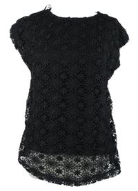 Dámská černá krajková halenka Peacocks 