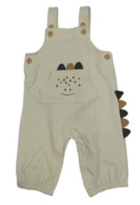 Béžové laclové tepláky s dinem Tu