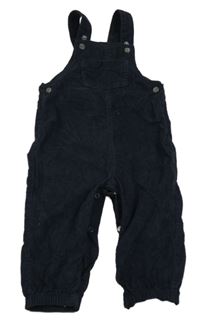 Tmavomodré laclové manšestráky F&F