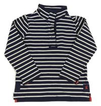 Tmavomodro-bílý pruhovaná mikina Joules