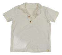 Bílé sametové polo tričko George