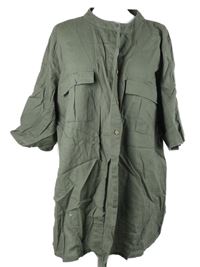 Dámská khaki lněná halenka Bexleys 