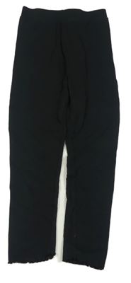 Černé žebrované legíny Primark