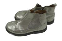 Stříbrné chelsea boty vel. 28,5