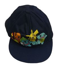 Tmavomodrá plátěná kšiltovka s Pokémony H&M