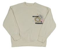 Smetanová mikina se sluníčkem Matalan