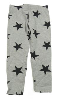 Šedé hvězdičkované legíny H&M