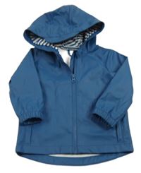 Modrá nepromokavá bunda s kapucí John Lewis 