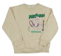 Smetanová mikina s Pokémonem H&M