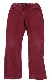 Tmavorůžové rifle Denim Co. 