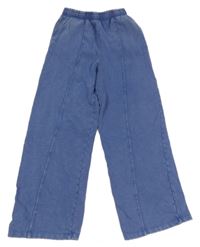 Modré široké tepláky Primark 