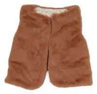 Starorůžová kožešinová zateplená vesta Dunnes