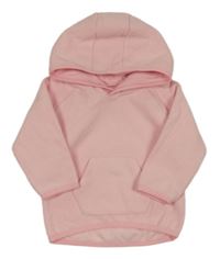 Světlerůžová fleecová mikina s kapucí Matalan