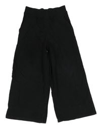 Černé wide leg tepláky Next