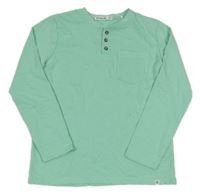 Pistáciové mikinotriko s kapsou SC