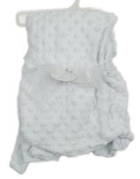 Nové - bílá minky deka Pure baby