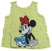 Žlutý puntíkatý top s Minnie Primark