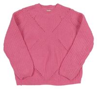 Tmavorůžový svetr F&F