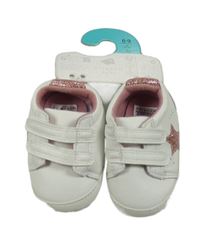 Nové - Bílé koženkové capáčky Primark vel. 18